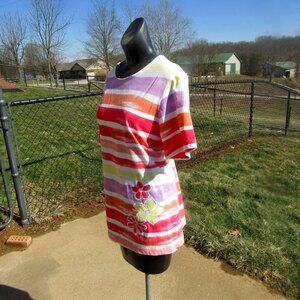 Blair orange and yellow top size large